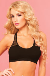 Sports Mesh Performance Bra - PL23016 by Pink Lipstick